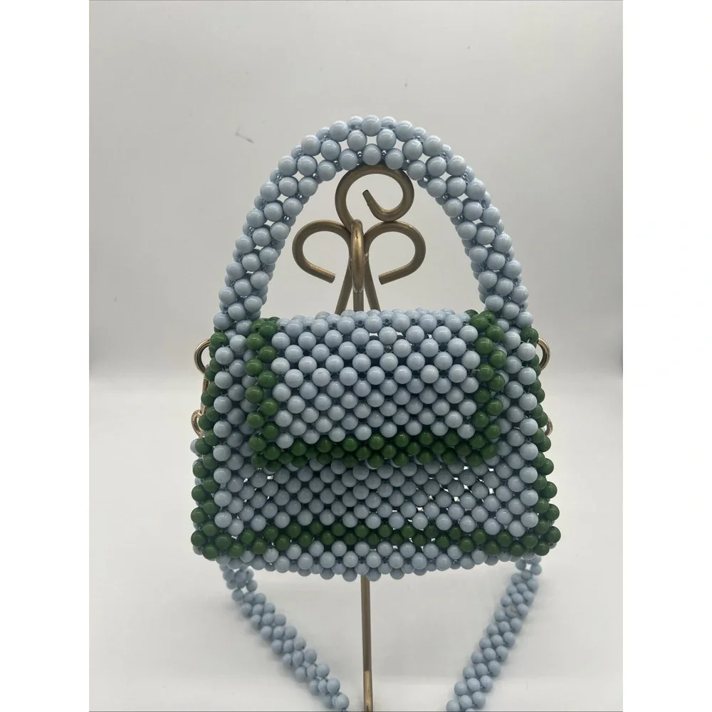 Kate Spade‎ NY x Target LTD Edition Color-block Beaded Crossbody Bag Blue/Green